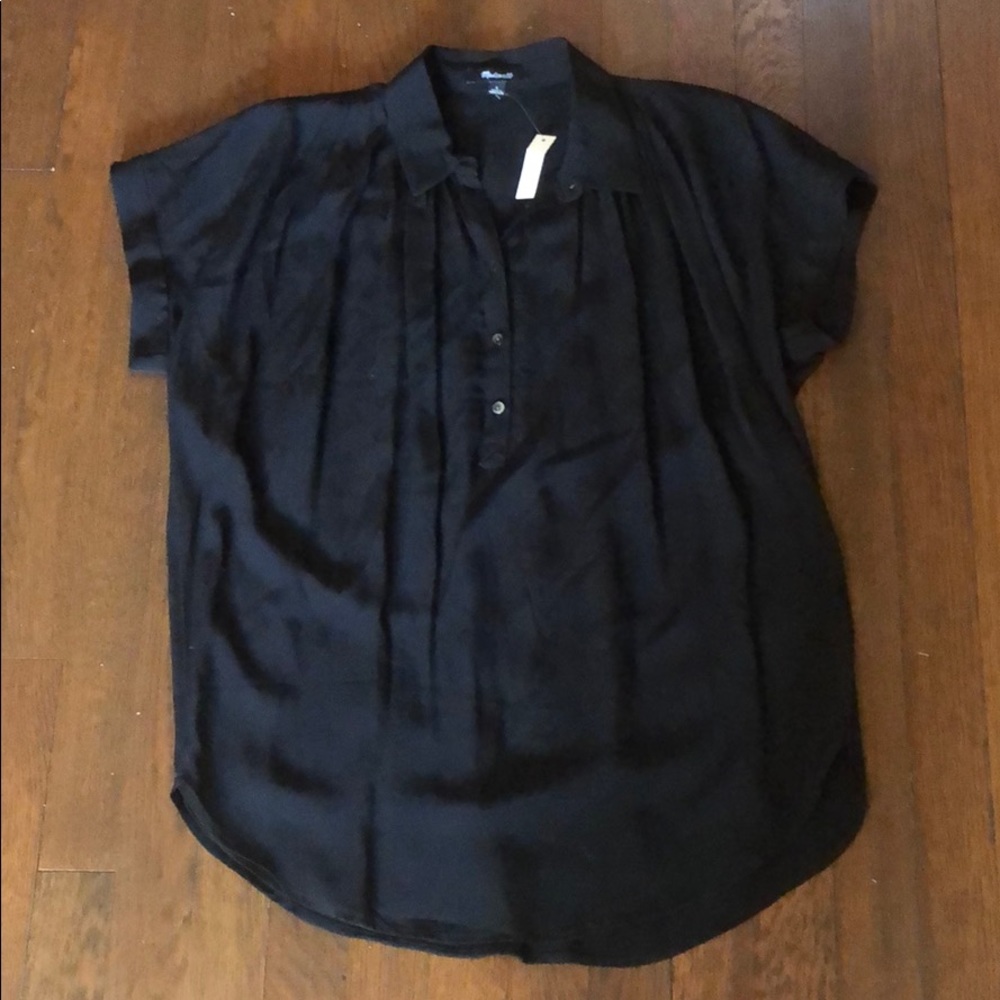 Madewell Black Blouse